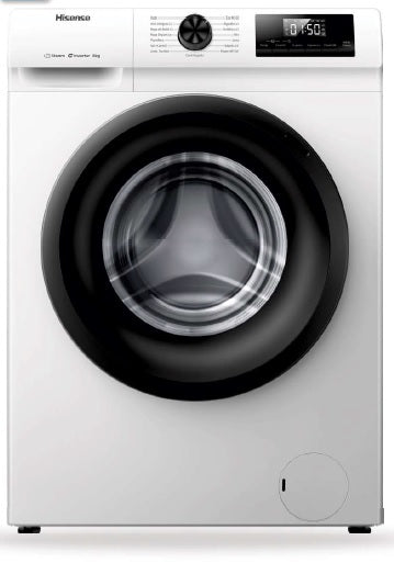 LAVADORA HISENSE WF1Q8041BW 8KG 1400RPM FUNCION VAPOR CLASE A DISPLAY DIGITAL