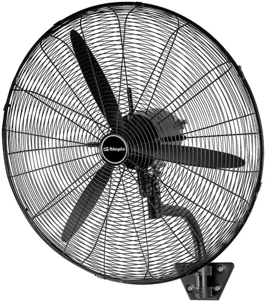 Orbegozo Ventilador industrial de pared WF 0167, 150W, 3 niveles de potencia, función oscilante. Diámetro de aspas 65cm, 3 aspas.
