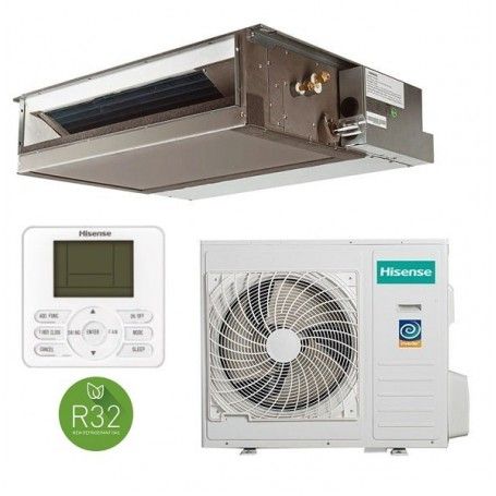 Hisense AUD71UX4RFM8 + AUW71U4RJ7 — Aire por Conductos Inverter
