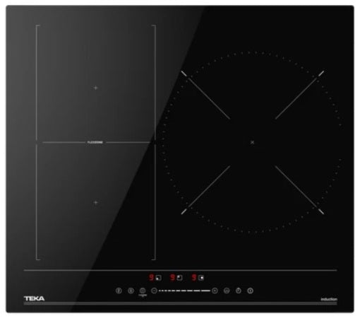 Placa Teka IBF63200BK de inducción flexible, cristal negro, 60 cm