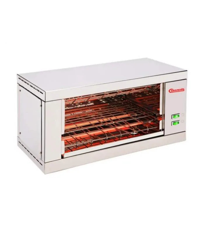 Tostador de Cuarzo Profesional Camaranda CAM-XDT-1-2R – 2000W, 6 Rebanadas, Acero Inoxidable