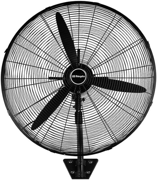 Orbegozo Ventilador industrial de pared WF 0167, 150W, 3 niveles de potencia, función oscilante. Diámetro de aspas 65cm, 3 aspas.