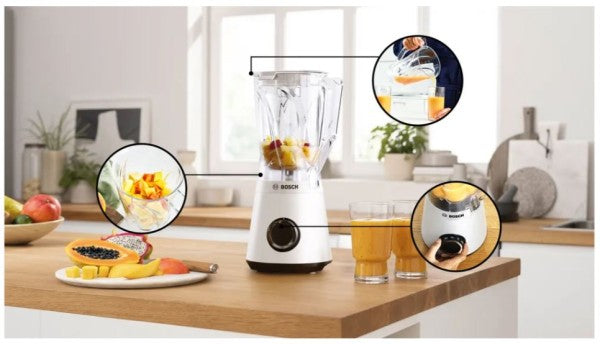 BATIDORA BOSCH MMB6141W VASO 1200W JARRA TRITAN 1.5L